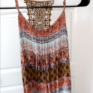 Patterned, multicolored dress. Super soft.
